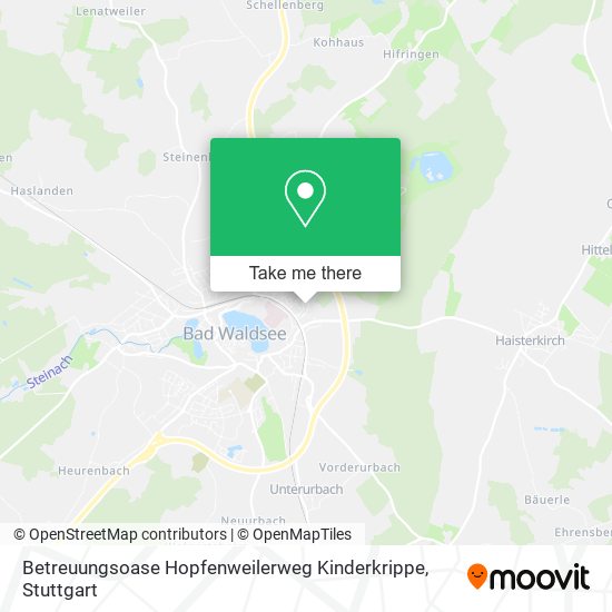 Betreuungsoase Hopfenweilerweg Kinderkrippe map