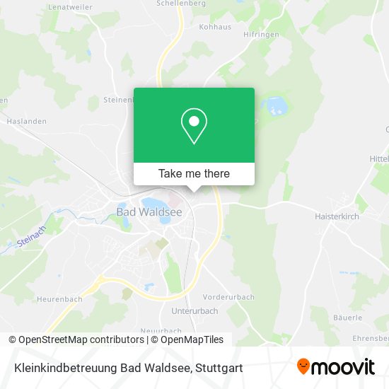Kleinkindbetreuung Bad Waldsee map