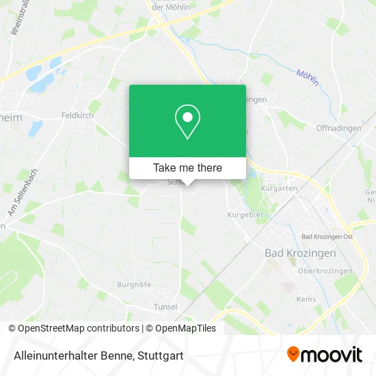 Карта Alleinunterhalter Benne