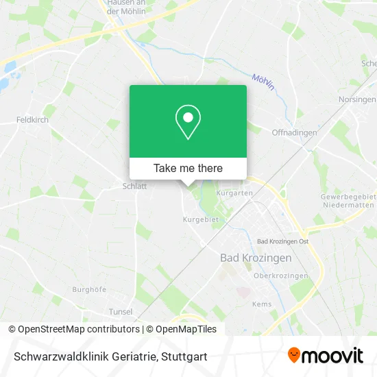 Карта Schwarzwaldklinik Geriatrie