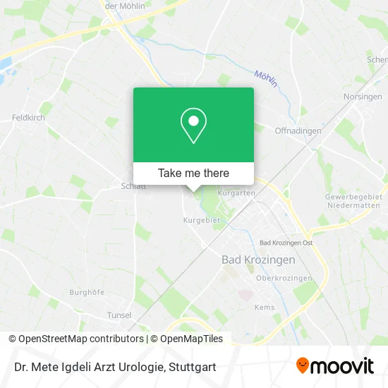 Карта Dr. Mete Igdeli Arzt Urologie