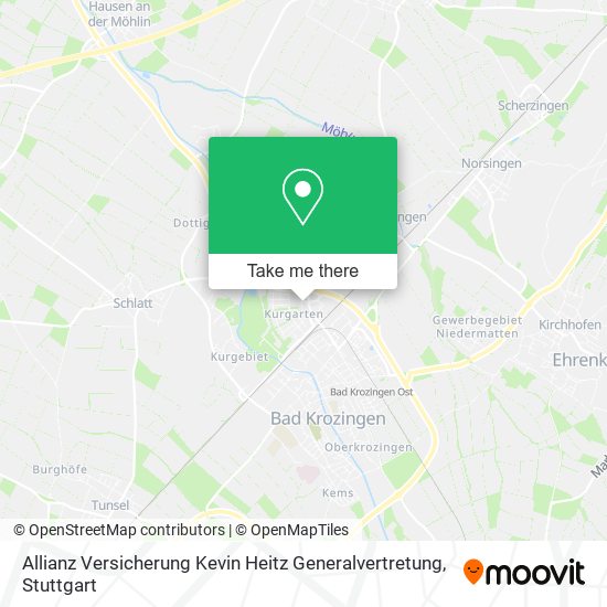 Allianz Versicherung Kevin Heitz Generalvertretung map