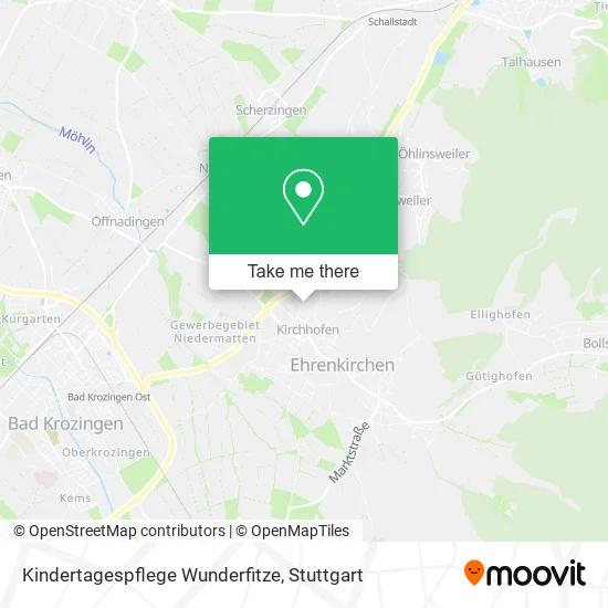 Карта Kindertagespflege Wunderfitze