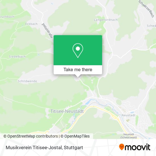 Musikverein Titisee-Jostal map