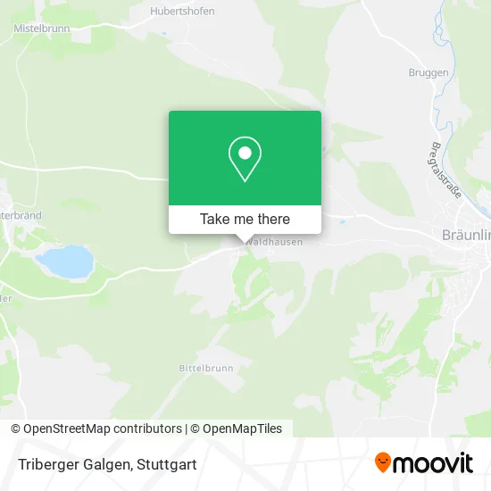 Карта Triberger Galgen