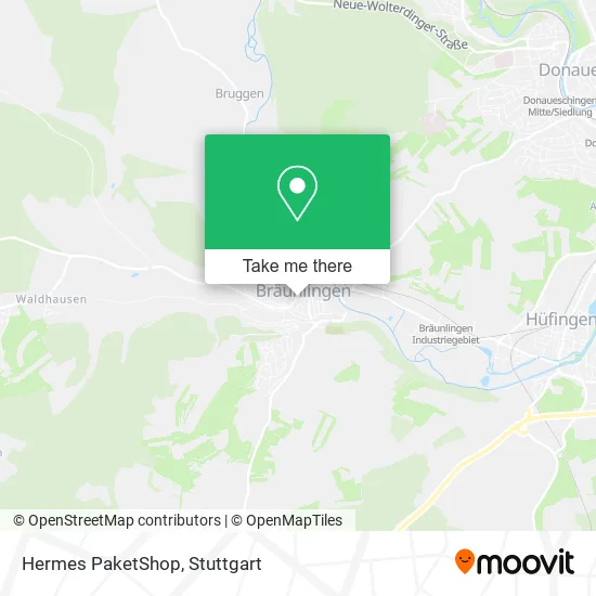 Карта Hermes PaketShop