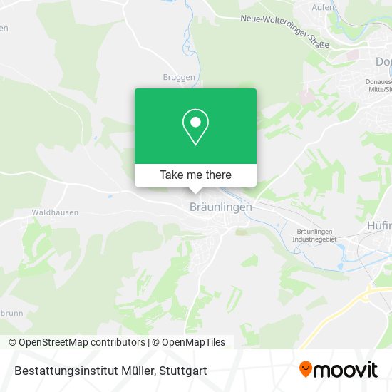 Bestattungsinstitut Müller map