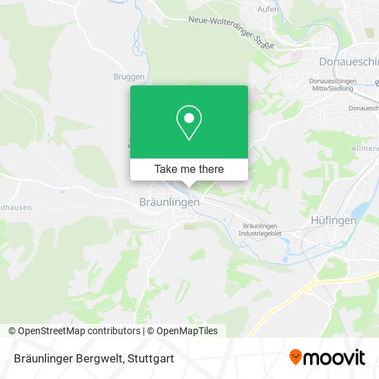 Bräunlinger Bergwelt map