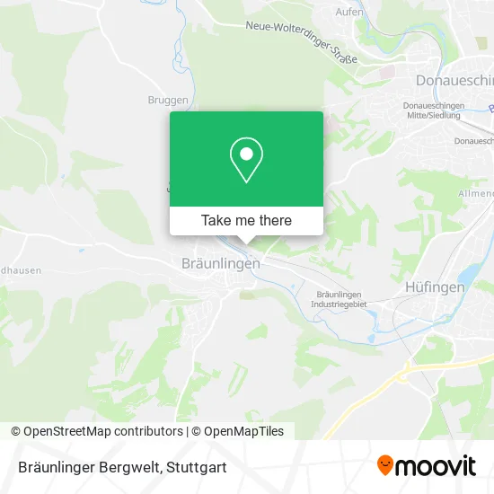 Карта Bräunlinger Bergwelt