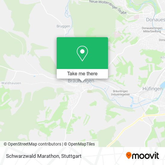 Schwarzwald Marathon map