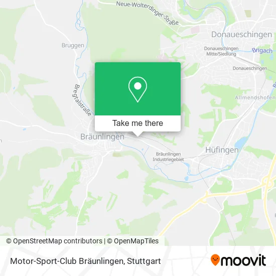 Карта Motor-Sport-Club Bräunlingen