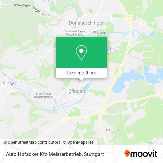 Карта Auto Hofacker Kfz-Meisterbetrieb