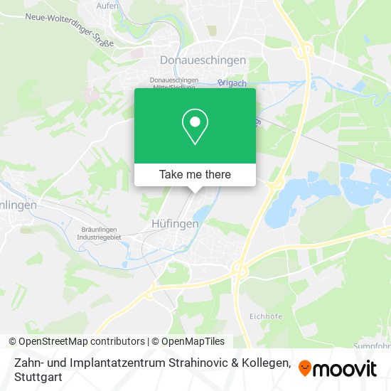 Карта Zahn- und Implantatzentrum Strahinovic & Kollegen