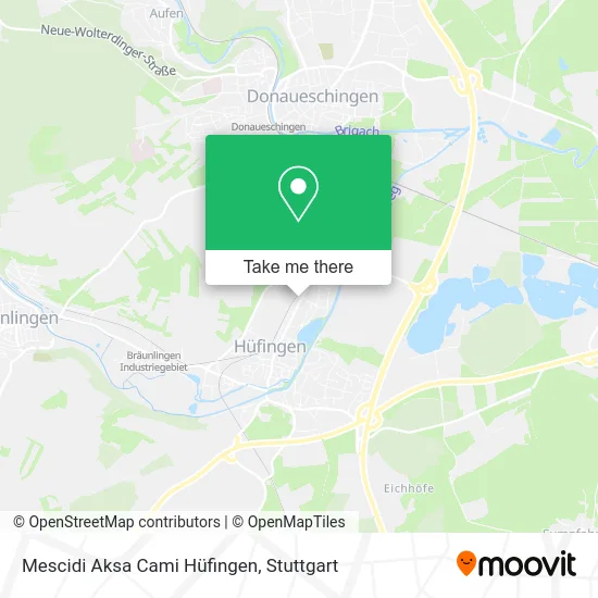 Карта Mescidi Aksa Cami Hüfingen