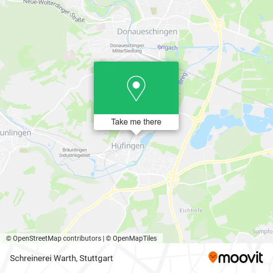 Карта Schreinerei Warth