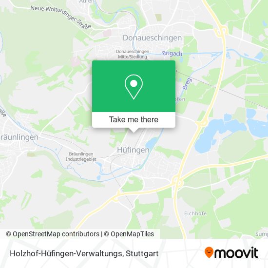 Holzhof-Hüfingen-Verwaltungs map