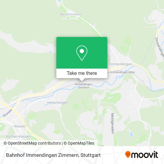 Bahnhof Immendingen Zimmern map