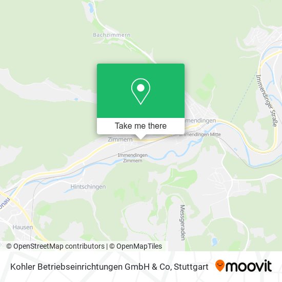 Kohler Betriebseinrichtungen GmbH & Co map