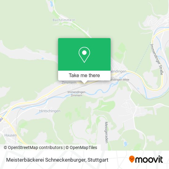 Meisterbäckerei Schneckenburger map