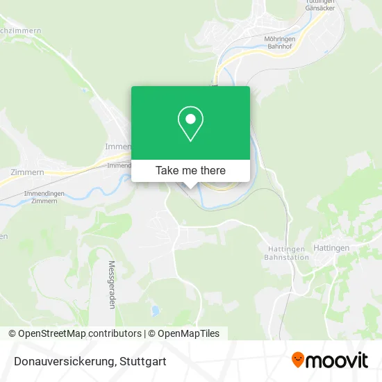 Карта Donauversickerung