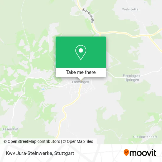 Карта Kwv Jura-Steinwerke