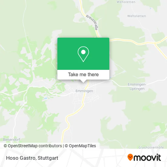 Карта Hoso Gastro