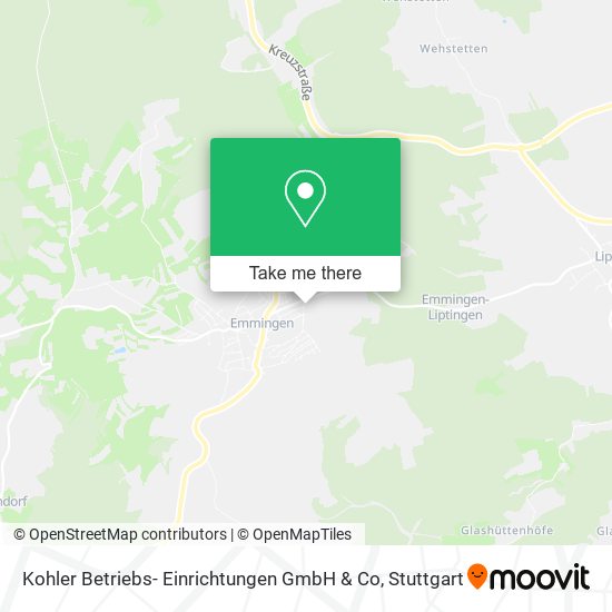 Kohler Betriebs- Einrichtungen GmbH & Co map