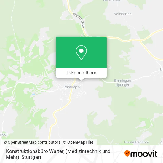 Карта Konstruktionsbüro Walter, (Medizintechnik und Mehr)