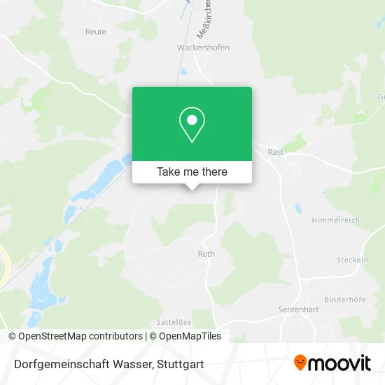 Карта Dorfgemeinschaft Wasser