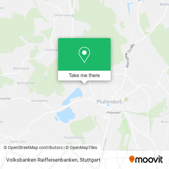 Volksbanken Raiffeisenbanken map
