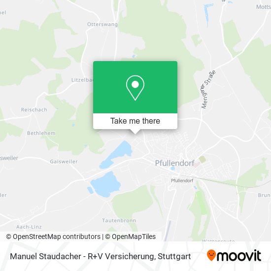 Manuel Staudacher - R+V Versicherung map