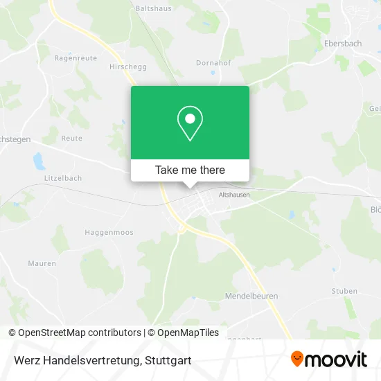 Карта Werz Handelsvertretung
