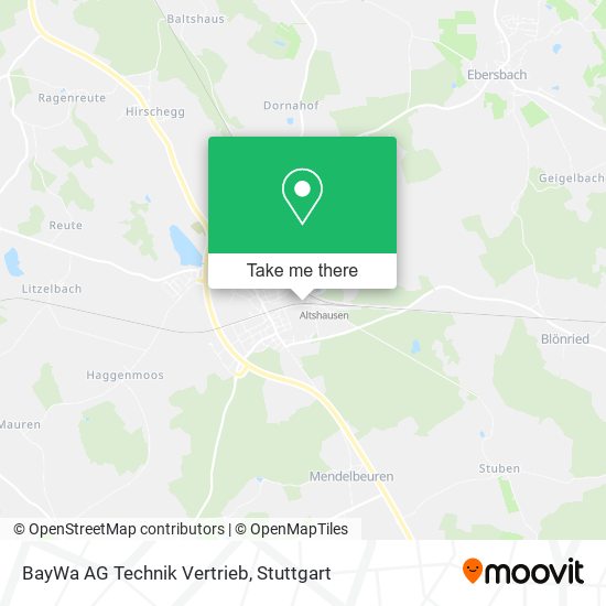 BayWa AG Technik Vertrieb map