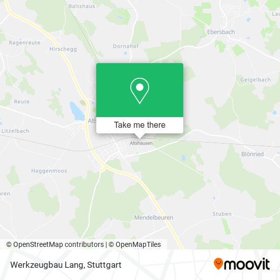 Карта Werkzeugbau Lang