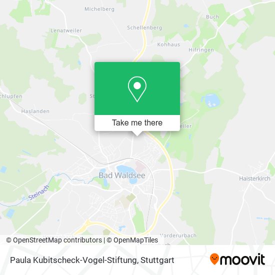 Карта Paula Kubitscheck-Vogel-Stiftung