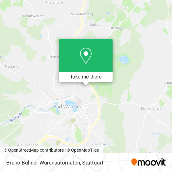 Карта Bruno Bühner Warenautomaten