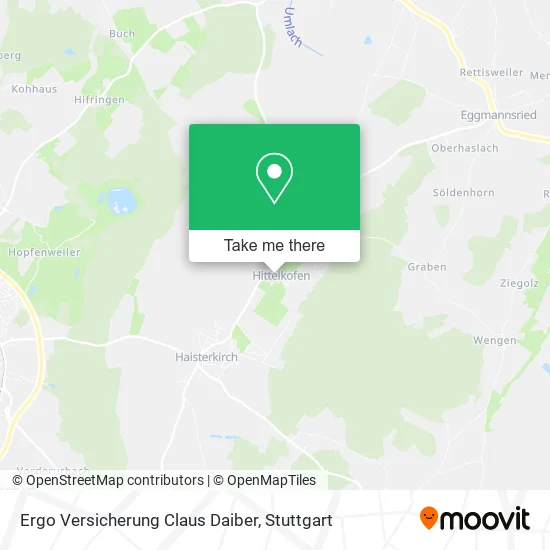 Карта Ergo Versicherung Claus Daiber