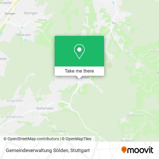 Карта Gemeindeverwaltung Sölden