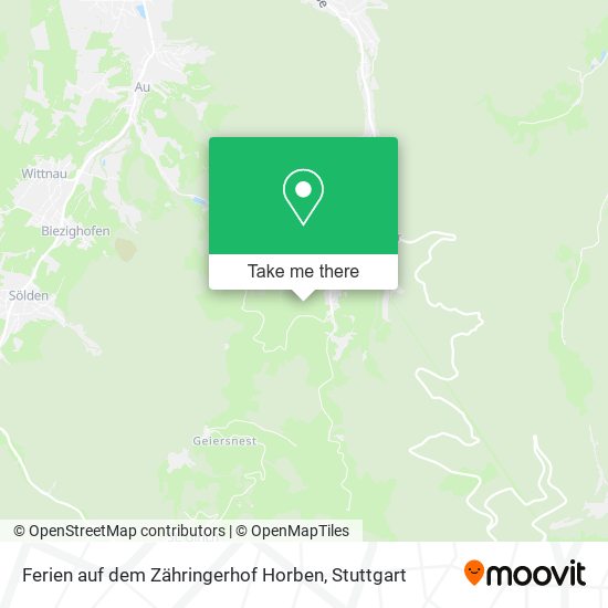 Ferien auf dem Zähringerhof Horben map