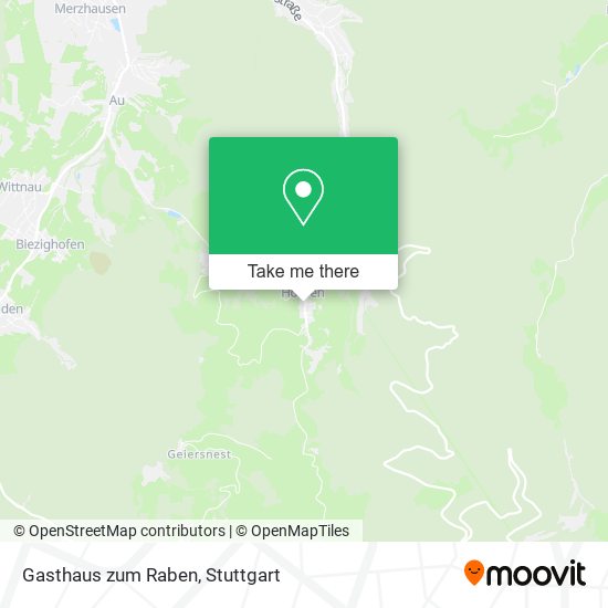 Карта Gasthaus zum Raben