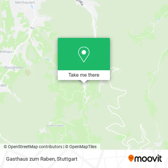Карта Gasthaus zum Raben