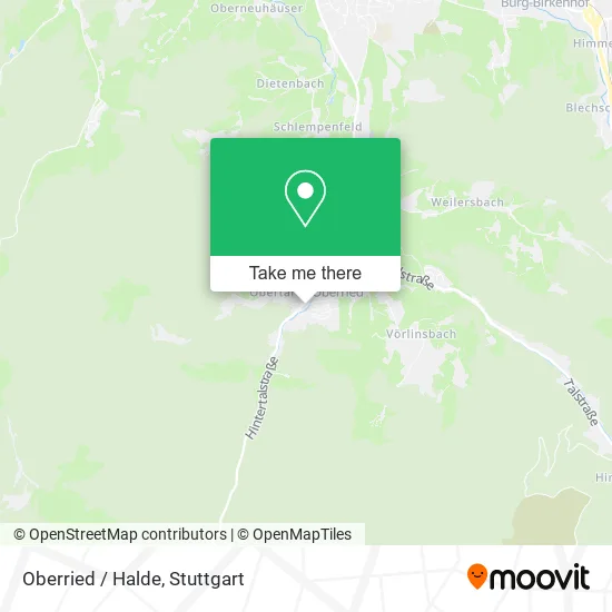 Карта Oberried / Halde