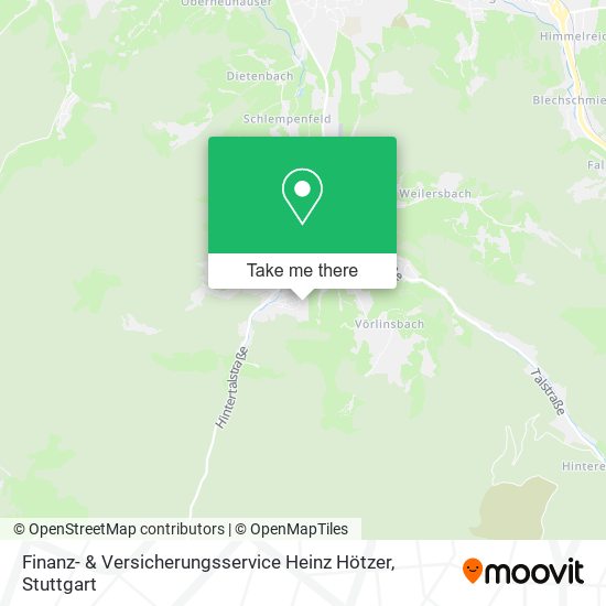 Finanz- & Versicherungsservice Heinz Hötzer map