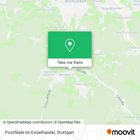 Postfiliale im Einzelhandel map