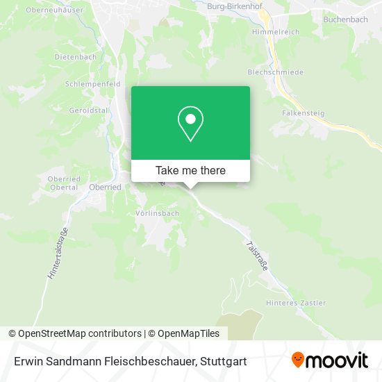 Erwin Sandmann Fleischbeschauer map