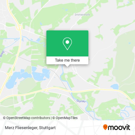 Merz Fliesenleger map