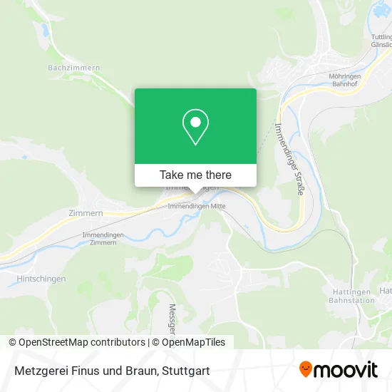 Карта Metzgerei Finus und Braun