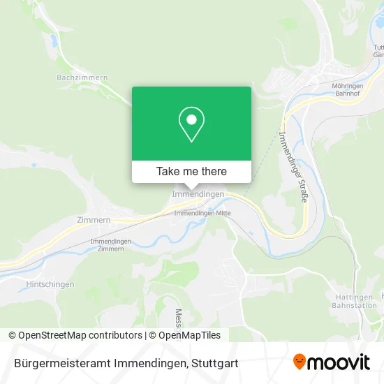 Карта Bürgermeisteramt Immendingen