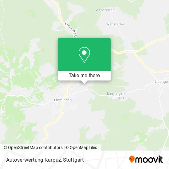 Карта Autoverwertung Karpuz