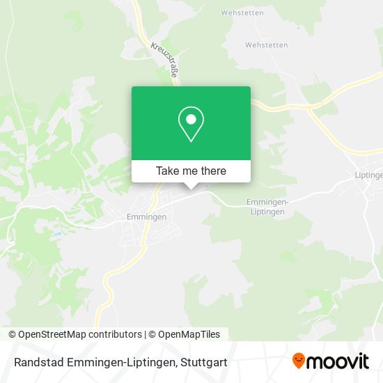 Randstad Emmingen-Liptingen map